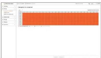 Hanwha Vision PRN-1605B2 - Enregistrer le calendrier - 1