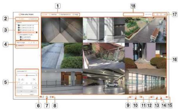 Hanwha Vision PRN-1605B2 - visualisateur live - 1