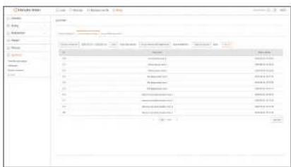 Hanwha Vision PRN-1605B2 - Journal événements - 1