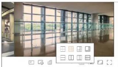 Hanwha Vision PRN-1605B2 - changement du modèle de l'écran mosaïQue - 1