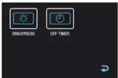 Cameo INSTANT HAZE 1500 T G2 - DISPLAY SETTINGS - 3
