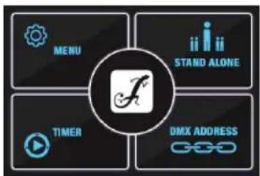 Cameo INSTANT HAZE 1500 T G2 - ÉCRAN PRINCIPAL (PAS DE SIGNAL DMX) - 1