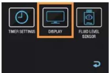Cameo INSTANT HAZE 1500 T G2 - DISPLAY SETTINGS - 2