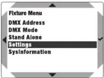 Cameo G4 TW - SYSTEM SETTINGS (Settings) - 1