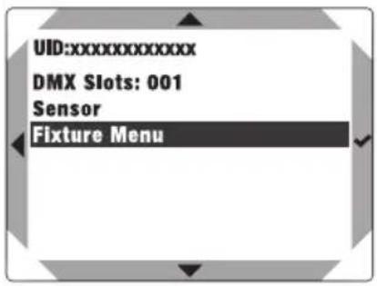 Cameo G4 TW - MENU URZĄDZEŃ (Fixture Menu) - 1
