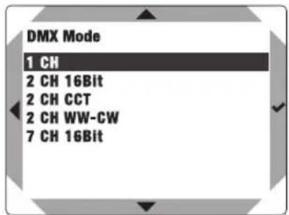 Cameo G4 TW - SELECCIONAR MODO DMX - 2