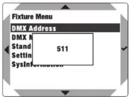 Cameo G4 TW - CONFIGURAR DIRECCIÓN DE INICIO DMX - 2