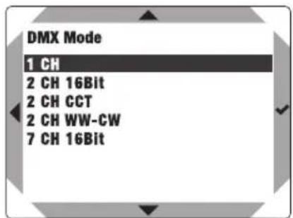 Cameo G4 TW - SELECT DMX MODE - 2