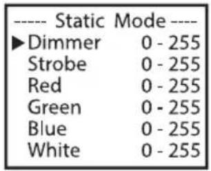 Cameo Root PAR IP - TRYB PRACY STATIC STAND-ALONE - 3