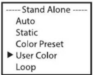 Cameo Root PAR IP - MODE AUTONOME USER COLOR - 2