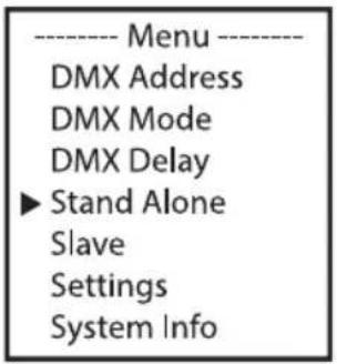 Cameo Root PAR IP - MODE AUTONOME STATIQUE - 1