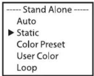 Cameo Root PAR IP - MODE AUTONOME STATIQUE - 2