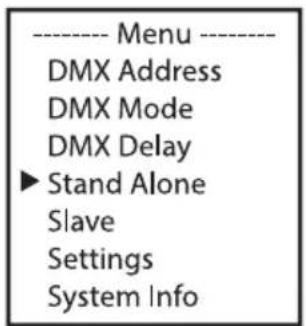 Cameo Root PAR IP - STAND-ALONE-BETRIEBSART LOOP - 1