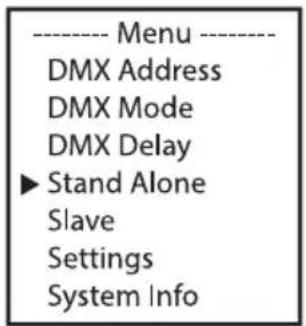 Cameo Root PAR IP - MODE AUTONOME USER COLOR - 1