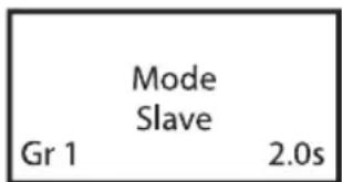 Cameo Root PAR IP - TRYB MAIN DISPLAY SLAVE - 1