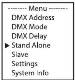 Cameo Root PAR IP - MODE AUTONOME COLOR PRESET - 1