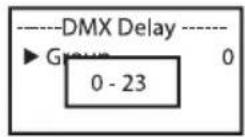 Cameo Root Bar SMD - OPÓŻNIENIA DMX - 3