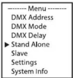 Cameo Root Bar SMD - STAND-ALONE-BETRIEBSART COLOR PRESET - 1