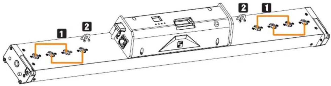 Cameo Root Bar SMD - Truss installation - 1