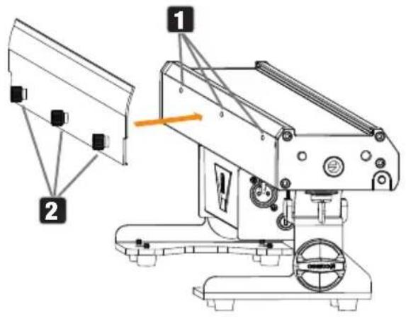 Cameo Root Bar SMD - MOUNTING THE GLARE SHIELD - 1