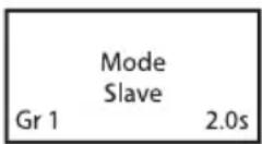 Cameo Root Bar SMD - SCHERMATA PRINCIPALE: MODALITÀ SLAVE - 1
