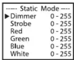 Cameo Root Bar SMD - MODALITÀ STAND ALONE STATIC - 3