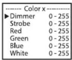 Cameo Root Bar SMD - MODALITÀ OPERATIVA STAND-ALONE "USER COLOR" - 4