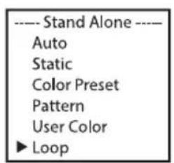 Cameo Root Battery - MODALITA OPERativa STAND-ALONE: LOOP - 2
