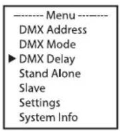 Cameo Root Battery - DMX DELAY - 1