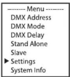 Cameo Root Battery - AJUSTES DEL SISTEMA (Settings) - 1