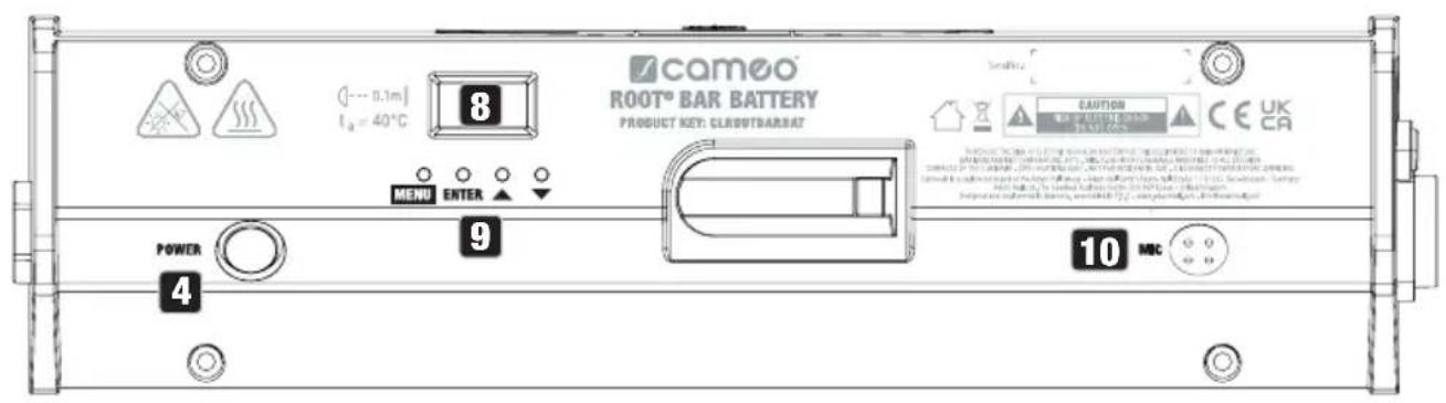 Cameo Root Battery - ANSCHLUSSE, BEDIEN- UND ANZEIGEELEMENTE - 1