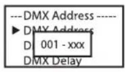 Cameo Root Battery - DMX-STARTADRESSE EINSTELLLEN (DMX Address) - 2