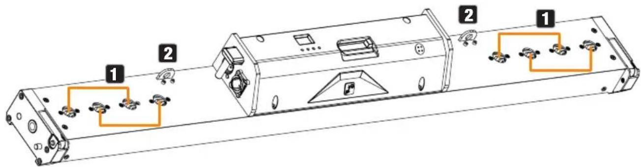 Cameo Root Battery - Montage sur structure métallique - 1