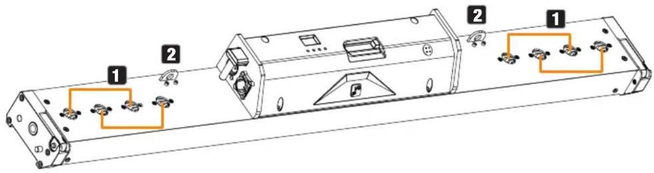 Cameo Root Battery - Traversenmontage - 1