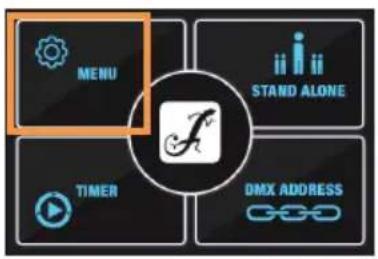 Cameo Instant Hazer 1400 G2 - ACTIVER/DÉSACTIVER LE CAPTEUR DE NÈVEAU DE LIQUIDE - 1