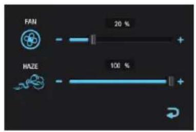 Cameo Instant Hazer 1400 G2 - IMPOSTAZIONE DELL'INDIRIZZO DMX INIZIALE - 4