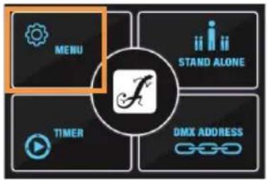 Cameo Instant Hazer 1400 G2 - DISPLAY-EINSTELLUNGEN - 1