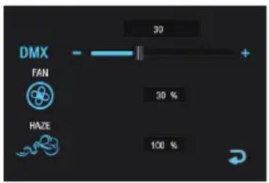 Cameo Instant Hazer 1400 G2 - PANTALLA PRINCIPAL (CON SENAL DMX) - 1