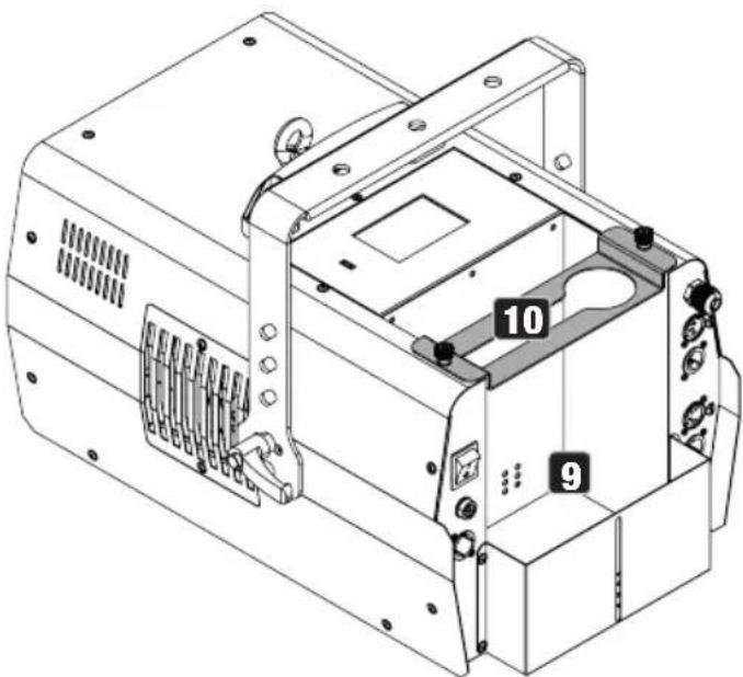 Cameo Instant Hazer 1400 G2 - TIROIR À BIDON ET CAPUCHON SPECIAL POUR BIDON - 1