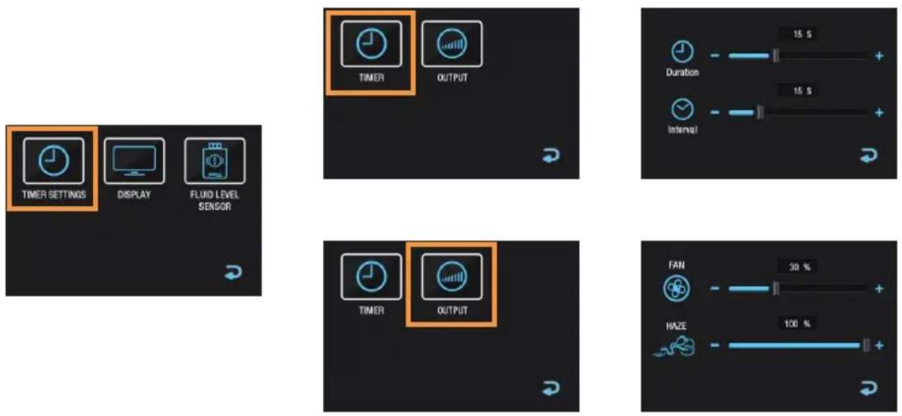 Cameo Instant Hazer 1400 G2 - USTAWIENIE TIMERA I DYMU - 2