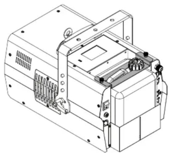 Cameo Instant Hazer 1400 G2 - INSERTION ET CONNEXION D'UN BIDON DE FLUIDE - 2