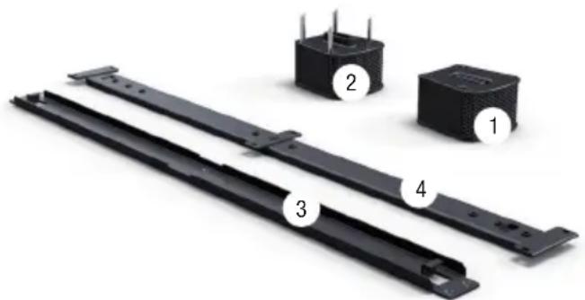 LD Systems MAUI G2 SPS - Set de instalación para un montaje mural plano de las columnas de altavoces MAUI11G2 y MAUI28G2 - 1