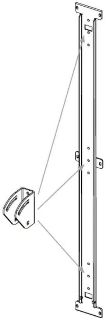 LD Systems MAUI G2 SPS - DIMENSIONES DE LA PLACA DE MONTAJE - 2