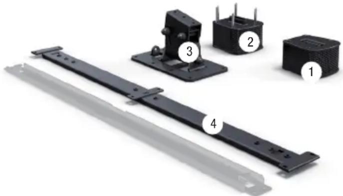 LD Systems MAUI G2 SPS - Zestaw instalacyjny z mechanizmem przechylno-obrotowym do montazu sciennego kolumn gośnikowych MAUI11G2 i MAUI28G2 - 1