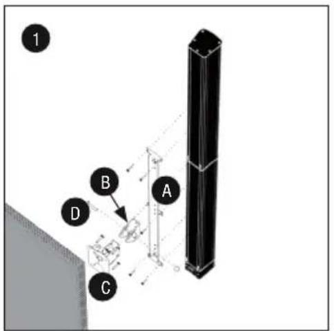 LD Systems MAUI G2 SPS - MONTAZ SCIENNY LDMG2IK2 - 1