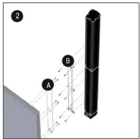 LD Systems MAUI G2 SPS - MONTAJE MURAL LDMG2IK1 - 2