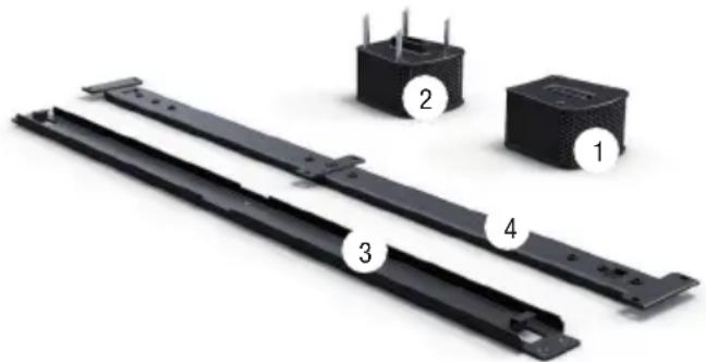 LD Systems MAUI G2 SPS - Kit d'installation pour le montage mural horizontal des colonnes d'enceintes MAUI11G2 et MAUI28G2 - 1