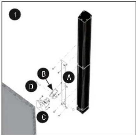 LD Systems MAUI G2 SPS - WANDMONTAGE LDMG2IK2 - 1