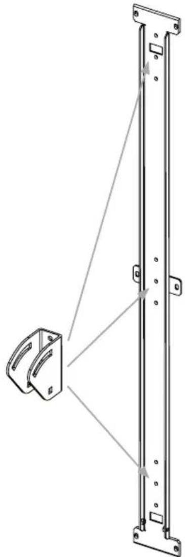 LD Systems MAUI G2 SPS - MIEJSCE ZAMOCOWANIA UCHWYTU PRZECHYLNO-OBROTOWEGO - 1