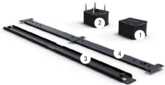 LD Systems MAUI G2 SPS - Installations-Set für die flache Wandmontage der MAUI11G2 und MAUI28G2 Laufsprechersäulen - 1